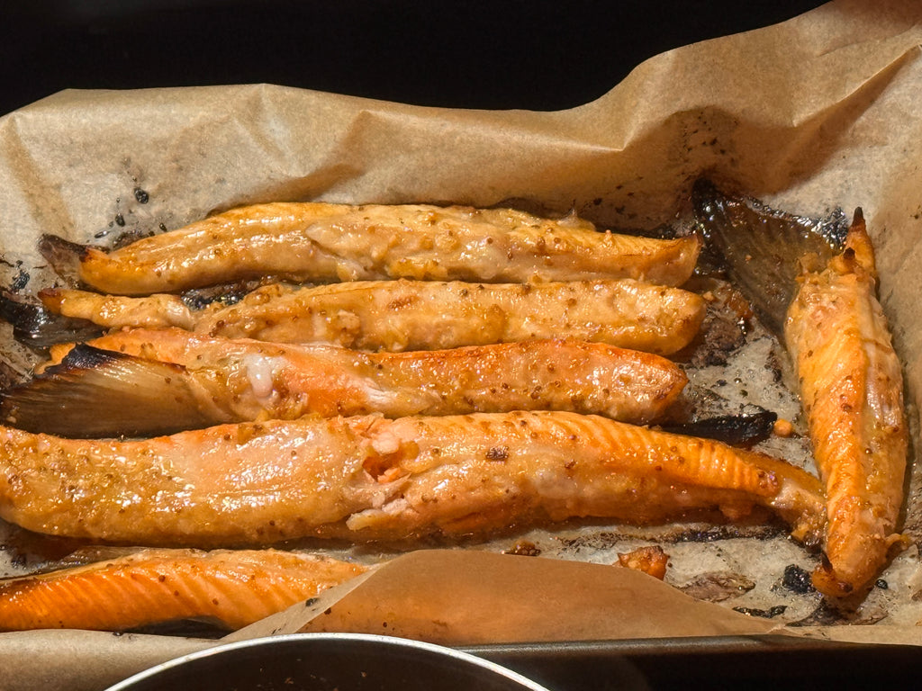 Salmon bellies